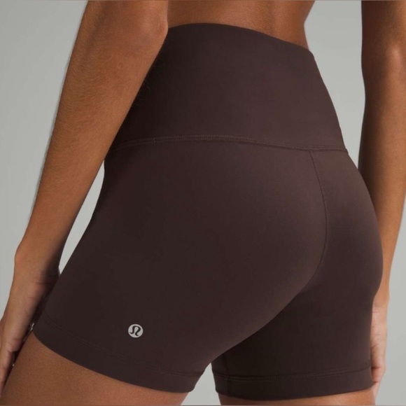 NWT Lululemon Logo Tank& Wunder Train HR Short 4”  Size 4 Espresso Bundle - Picture 3 of 4